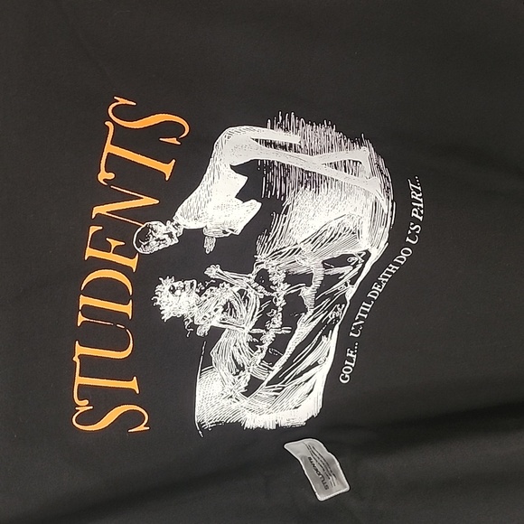 STUDENTS GOLF "Death Do Us Part" Crewneck in Black Men's XL NWT - Picture 6 of 12